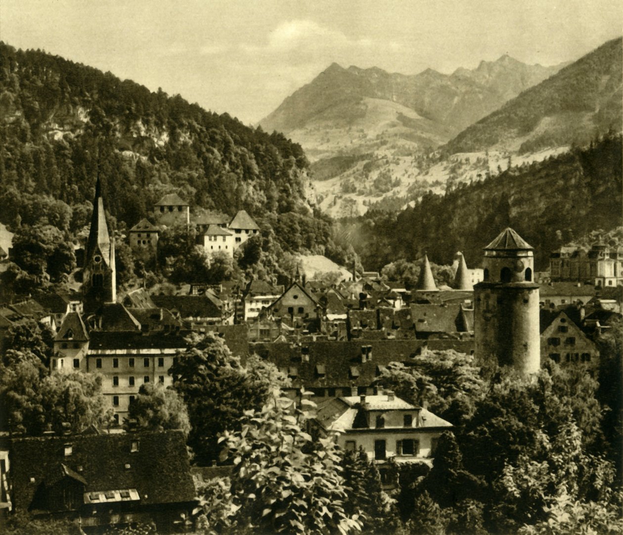 Feldkirch, Vorarlberg, Áustria, c1935. de Unbekannt