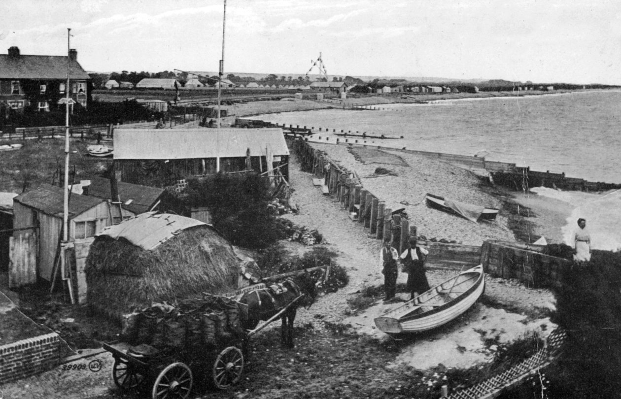 Praia de Felpham, perto de Bognor Regis, West Sussex, início do século XX de Unbekannt