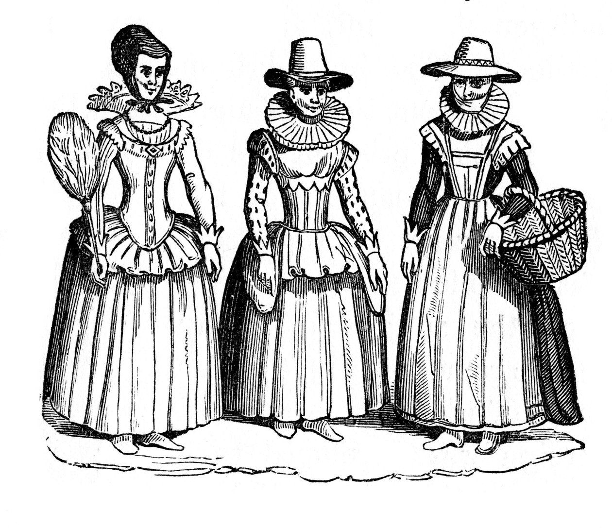Traje feminino, século XVII, 1910 de Unbekannt