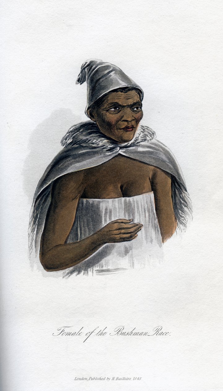 Fêmea da raça Bushman, 1848 de Unbekannt