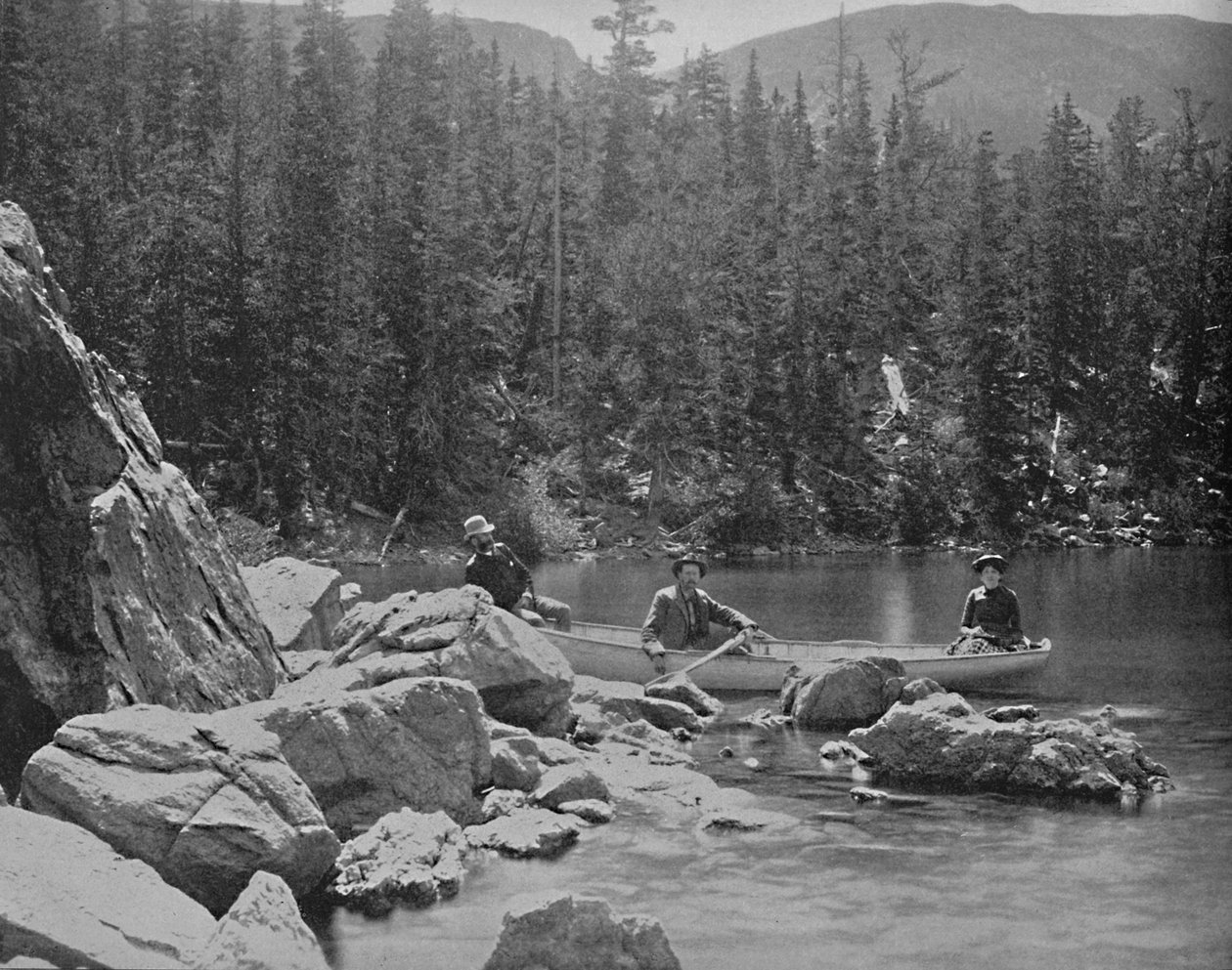 Fen Lake, perto de Georgetown, Colorado, c1897. de Unbekannt