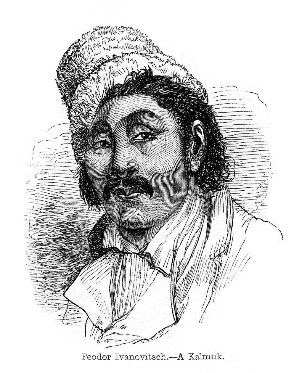 Feodor Ivanovitsch - Um Kalmuk, 1848 de Unbekannt