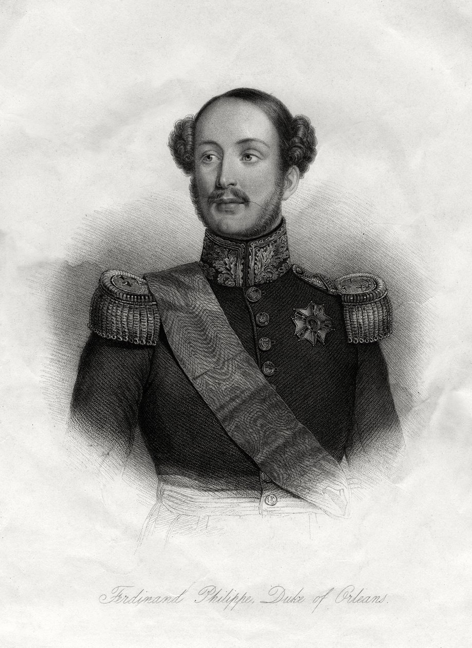 Ferdinand-Philippe 1810-1842, Príncipe Real da França, século XIX de Unbekannt