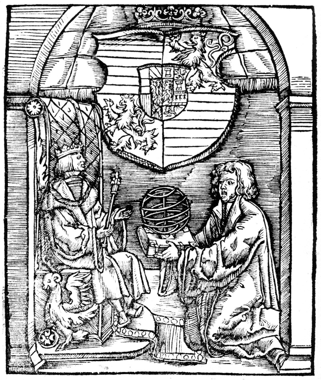 Fernando I, Sacro Imperador Romano, e Johann Vogelin, Viena, 1529 de Unbekannt