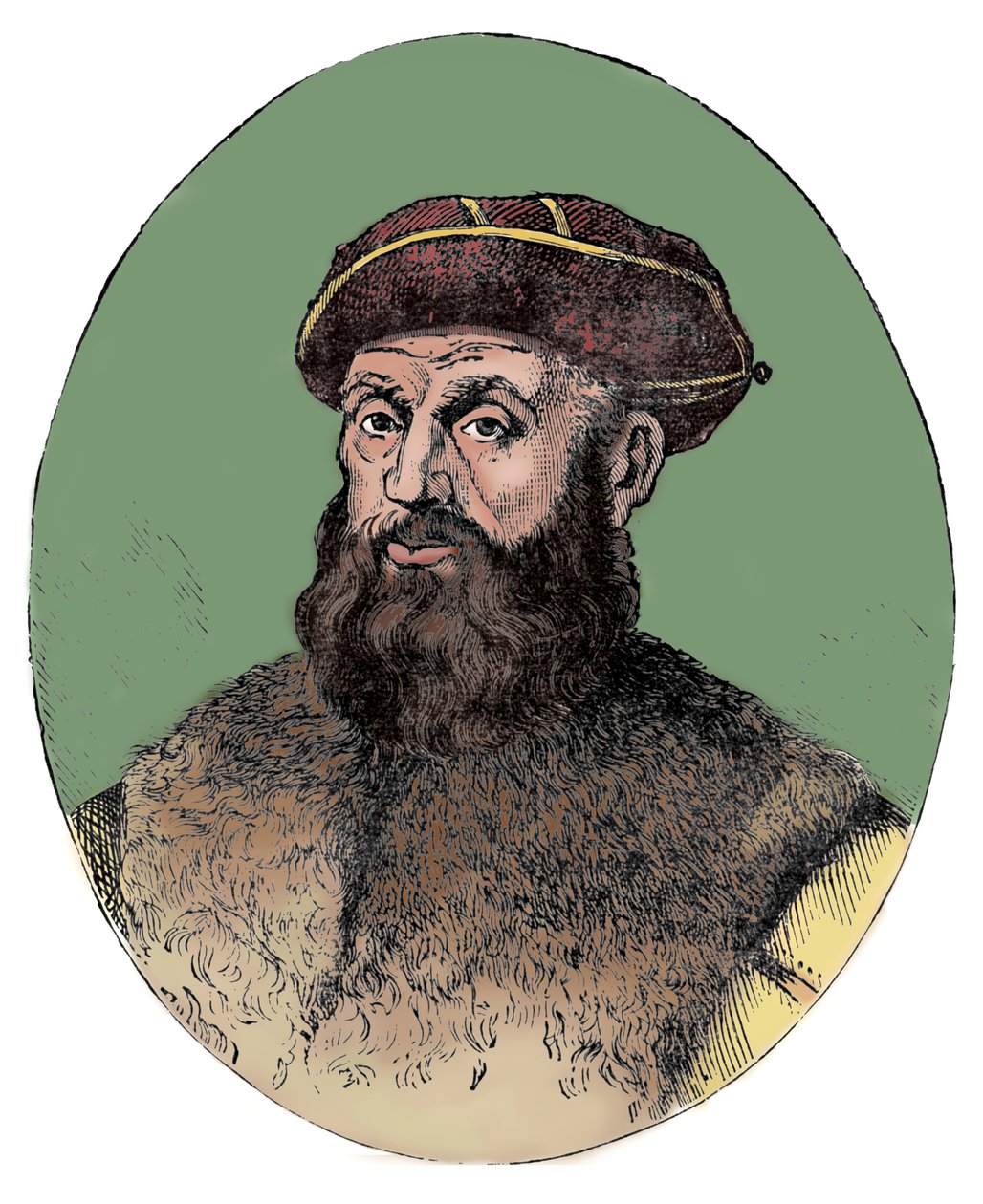 Fernando Magalhães c1480-1521, explorador português, 1904. de Unbekannt