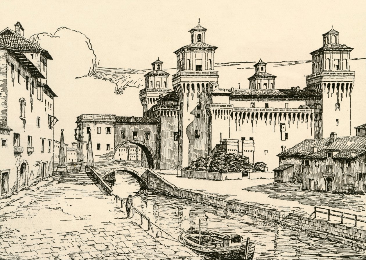 Ferrara: O Palácio Ducal, 1928. de Unbekannt