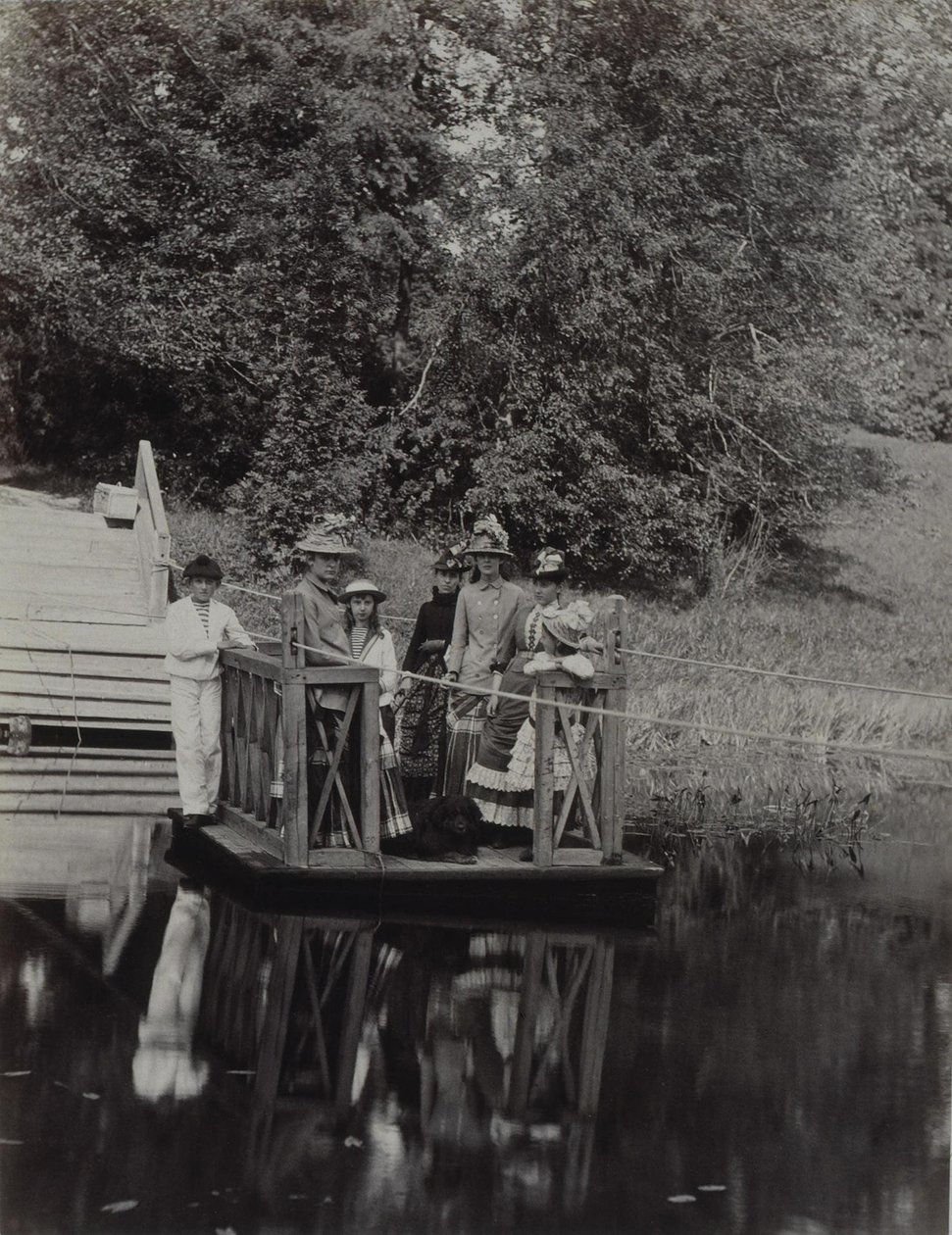 Ferry no Pyotr Durnovo Dacha em Petersburgo, década de 1880 de Unbekannt