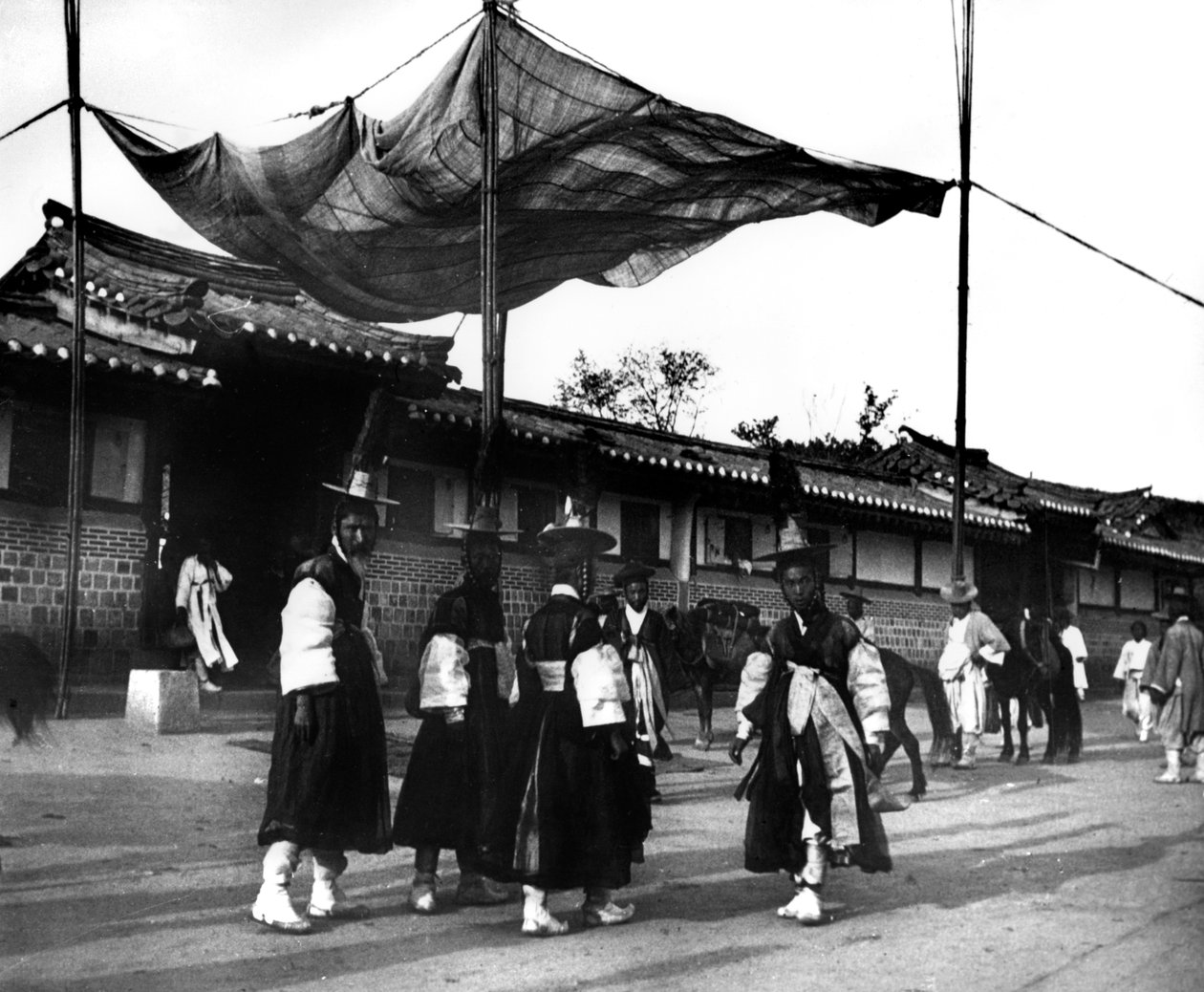 Festival em homenagem ao Imperador do Japão, Coréia, 1900 de Unbekannt