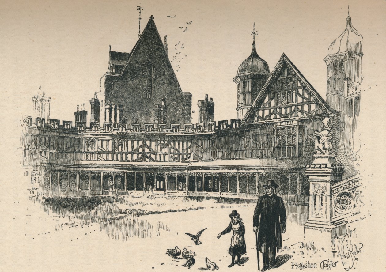 Fetter-Lock, ou ferradura, claustro, 1895 de Unbekannt