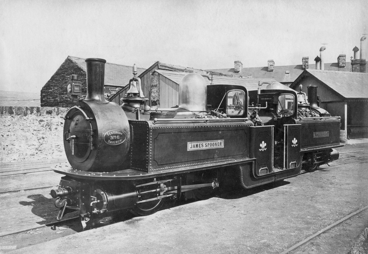 Locomotiva a vapor Ffestiniog Railway nº 8 James Spooner, 1872 de Unbekannt