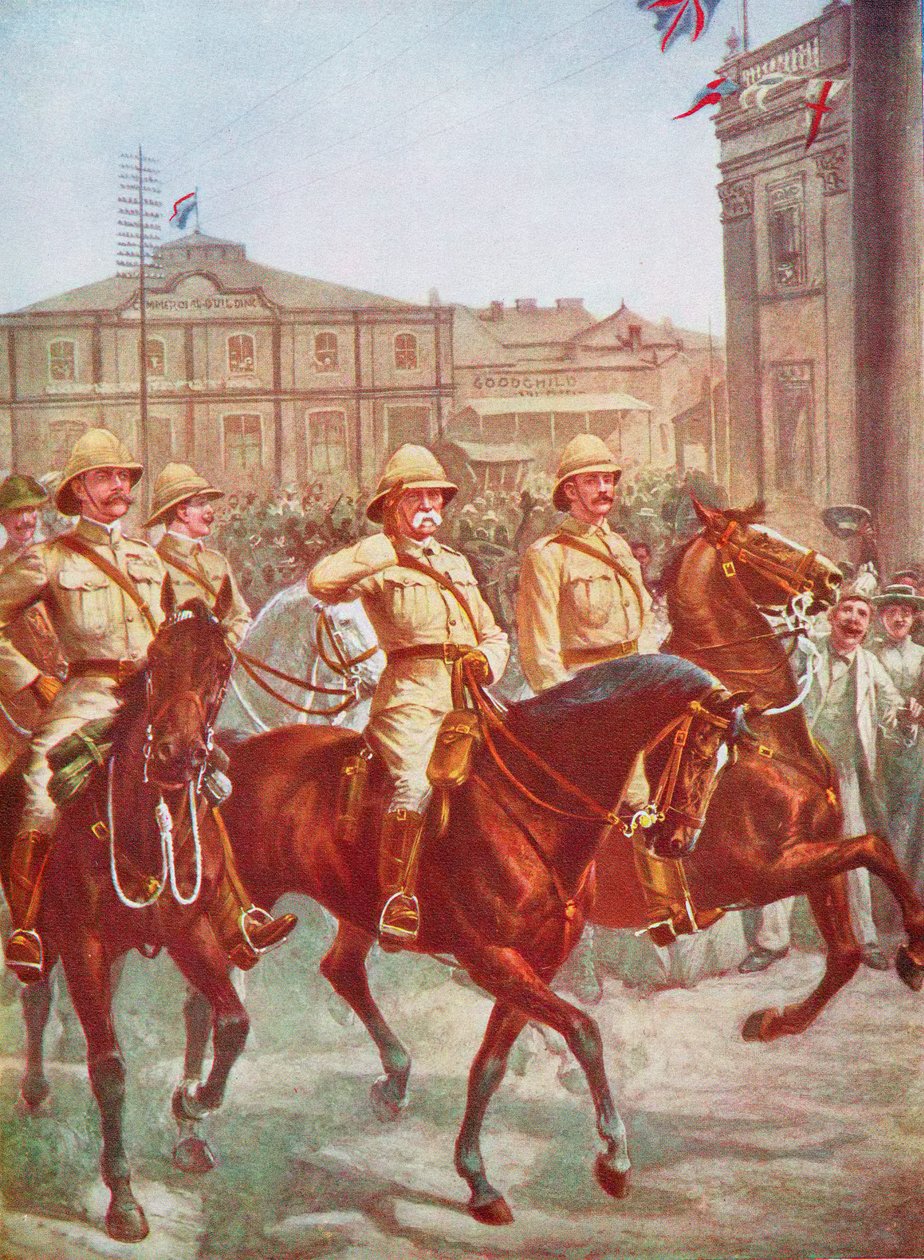Marechal de campo Roberts, aliviando o cerco de Kimberley, Boer War, África do Sul, 1900 de Unbekannt