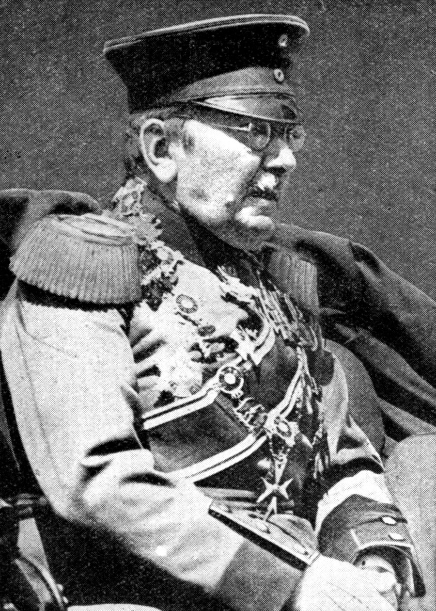 Marechal de campo do Goltz, soldado prussiano, Primeira Guerra Mundial, 1914 de Unbekannt