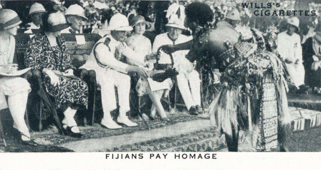 Fijians presta homenagem, 1927 1937 de Unbekannt