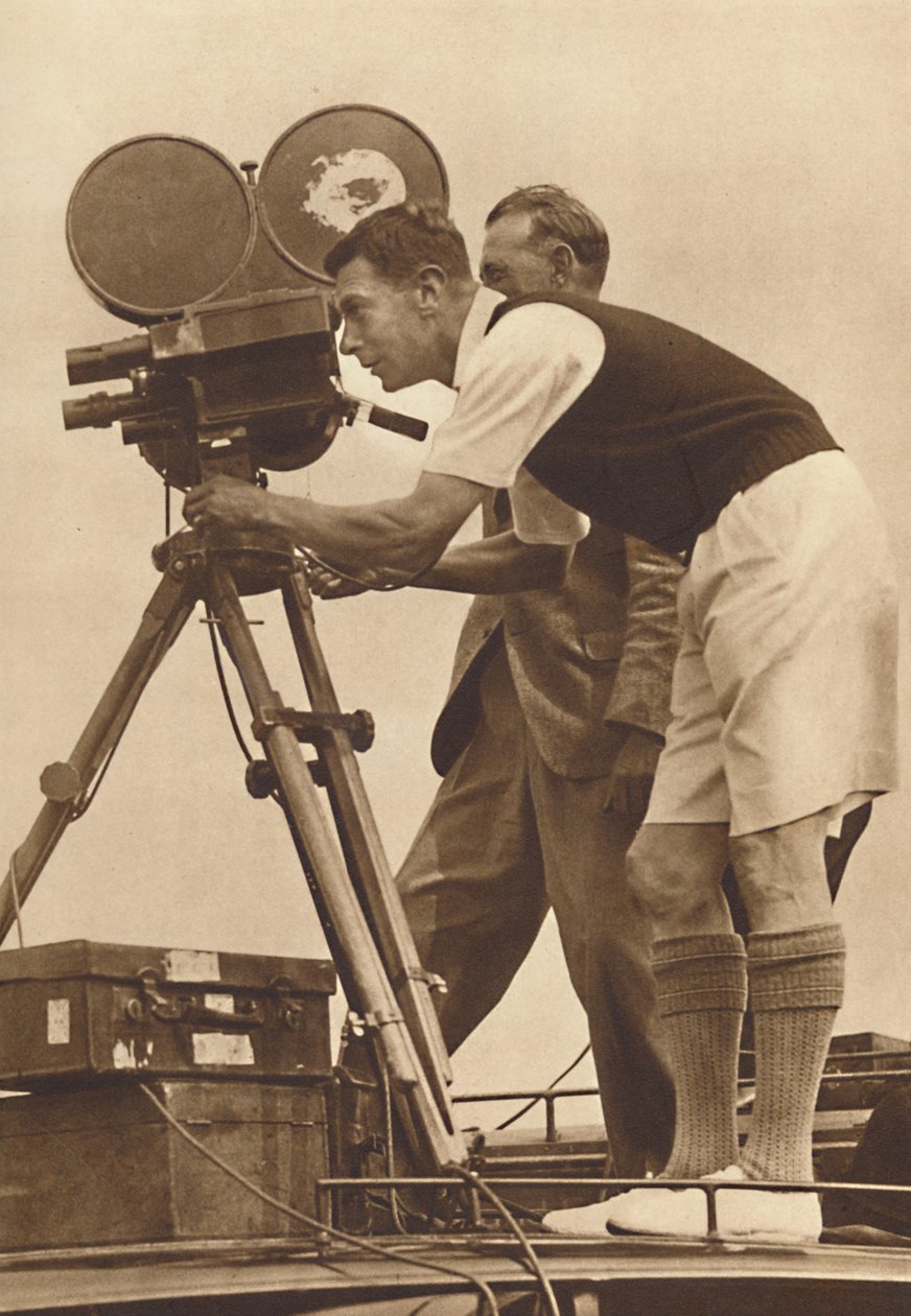 Cineasta - Fazendo um disco de cinema em um de seus acampamentos anuais para meninos, 1927 1937 de Unbekannt