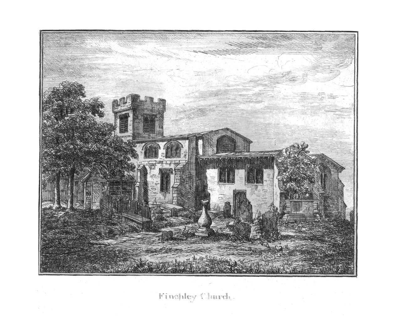 Igreja de Finchley, século XVIII de Unbekannt