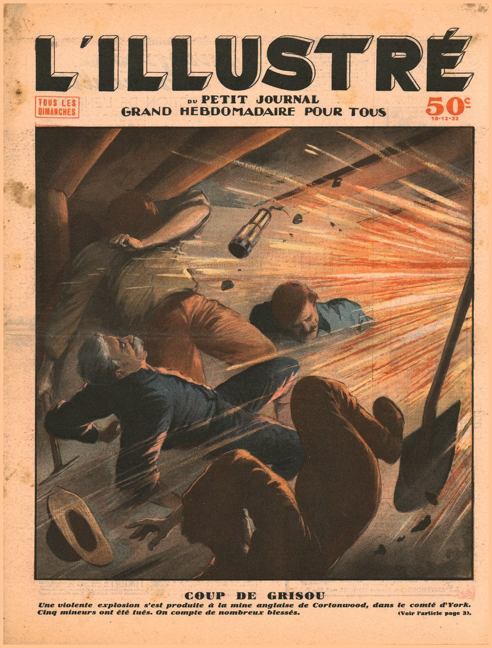 Explosão Firedamp, 1932. de Unbekannt