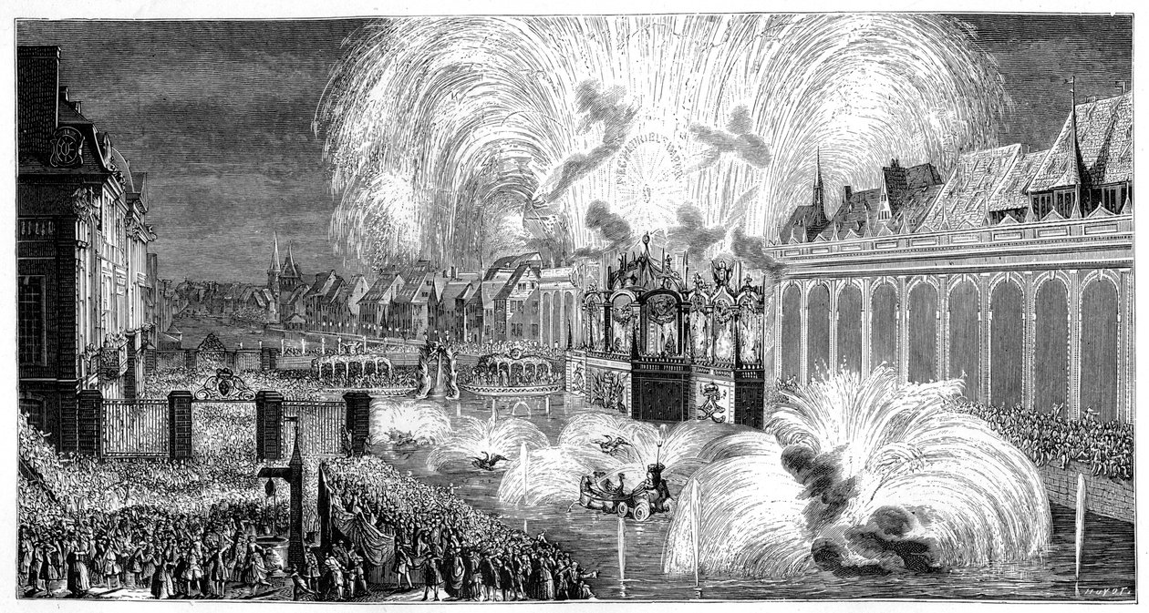 Fogos de artifício, Estrasburgo, 1744, 1885 de Unbekannt