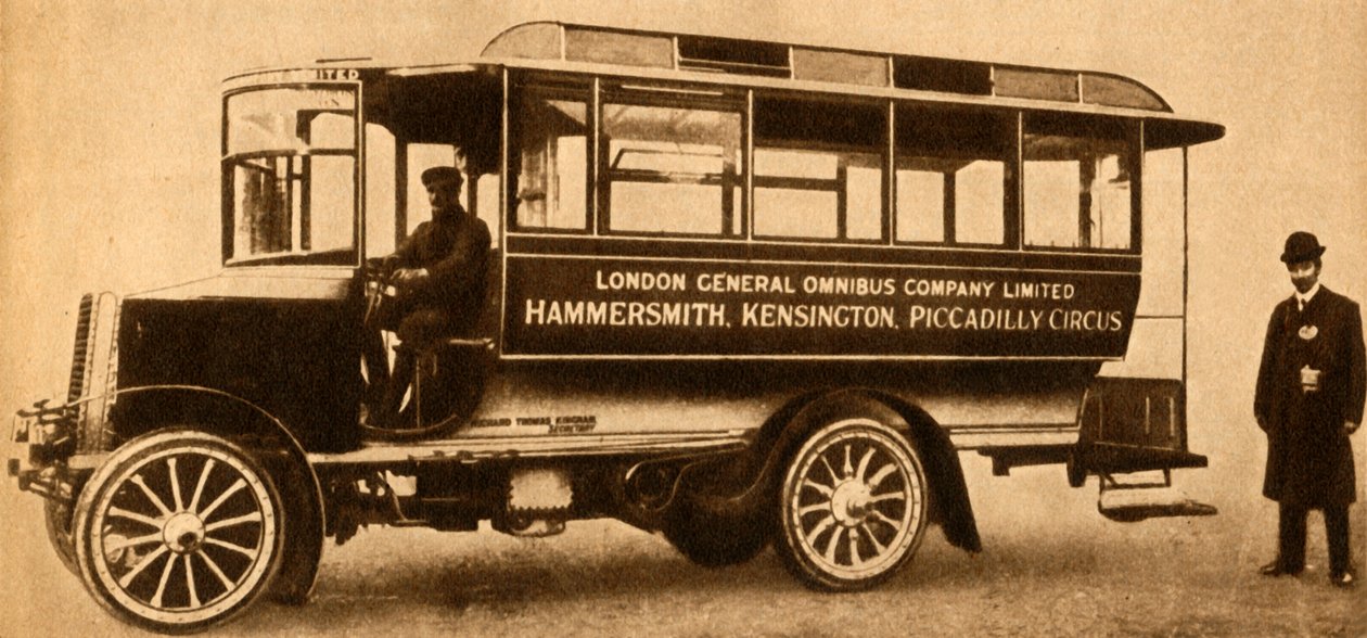 Primeiro LGOC Motor Bus, 1904, 1933. de Unbekannt