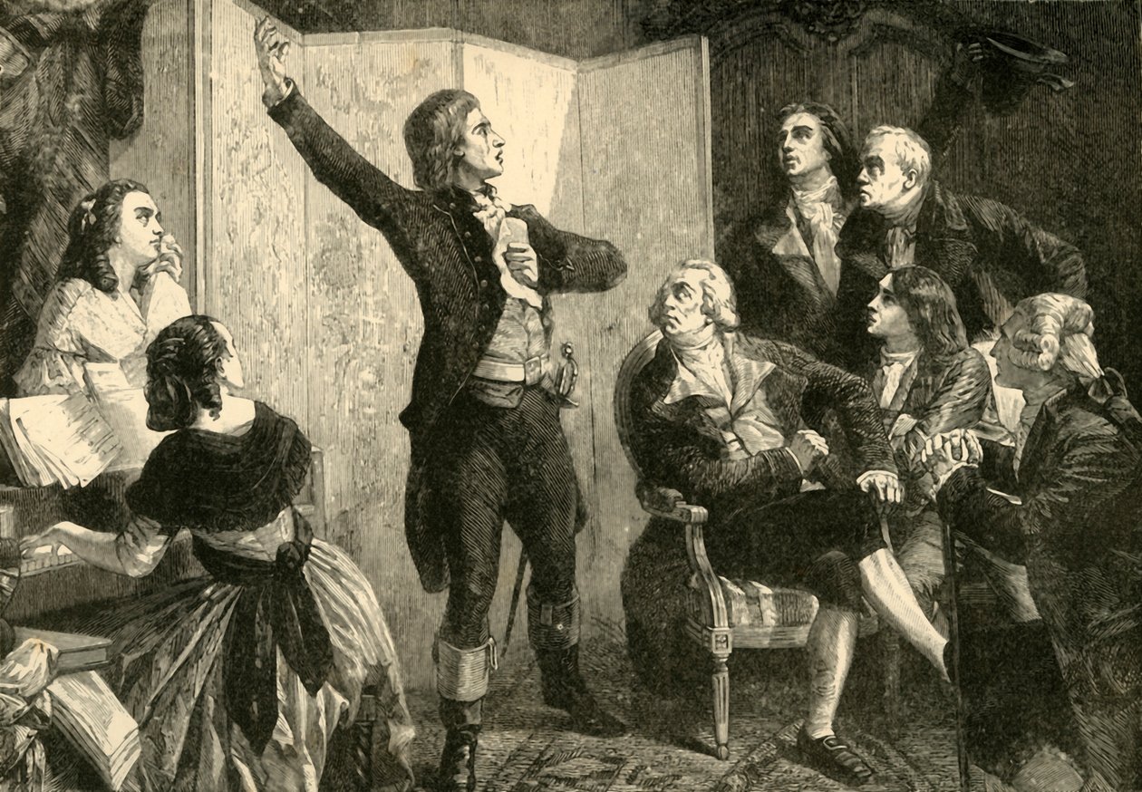 Primeiro Canto da Marselhesa por Rouget De Lisle, 1792, 1890. de Unbekannt