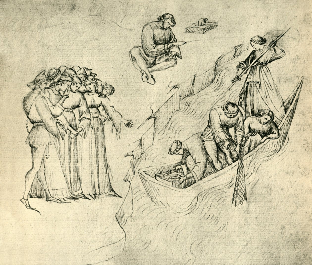 Pescadores, meados do século XV, 1943. de Unbekannt