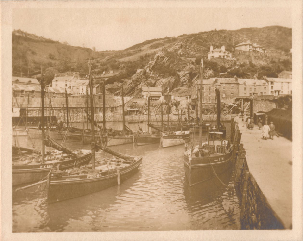 Barcos de pesca - Polperro, 1927. de Unbekannt