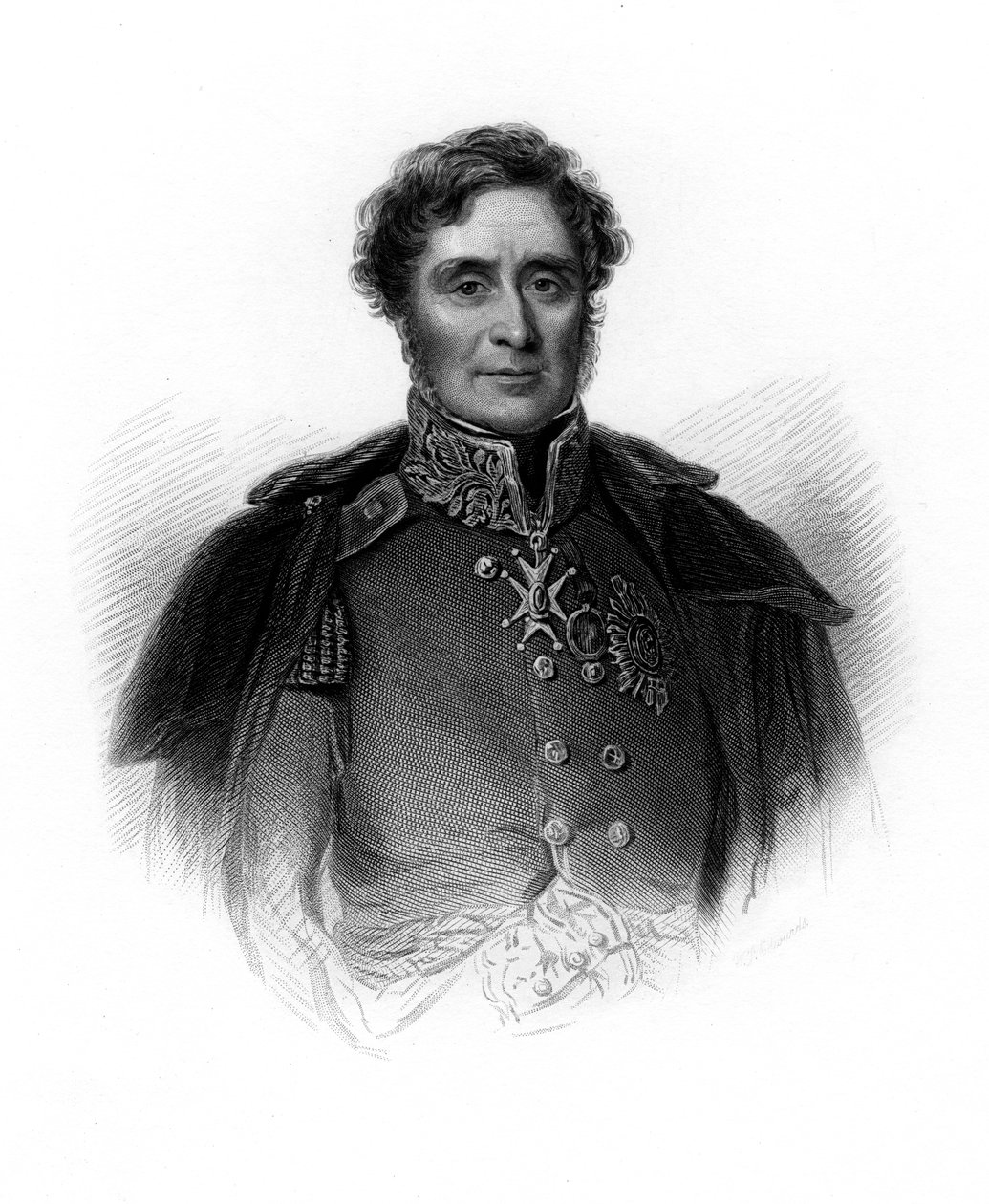 Fitzroy James Henry Somerset, 1º Barão Raglan, soldado inglês, c1860 de Unbekannt