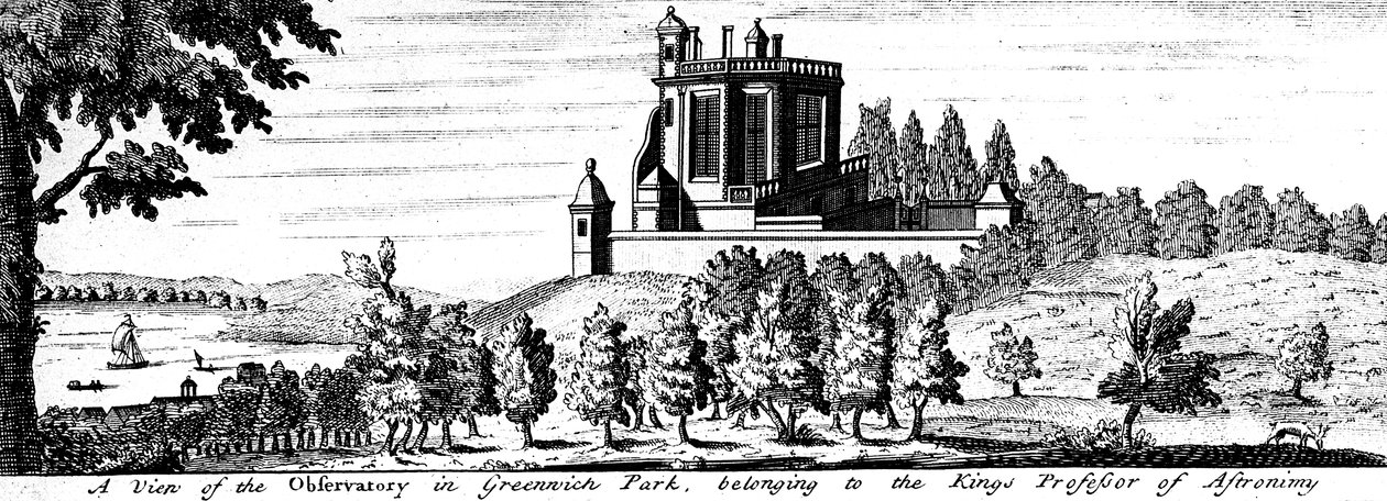 Casa Flamsteed em Greenwich Park, Londres, final do século XVII de Unbekannt