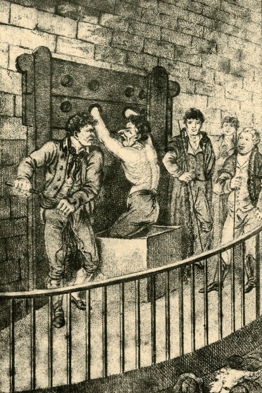 Flagelação no Old Bailey, 1809, 1925. de Unbekannt
