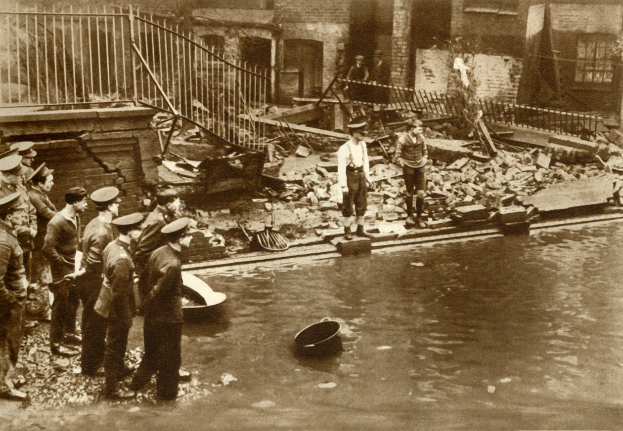 Inundações em Londres, 1928, 1935. de Unbekannt