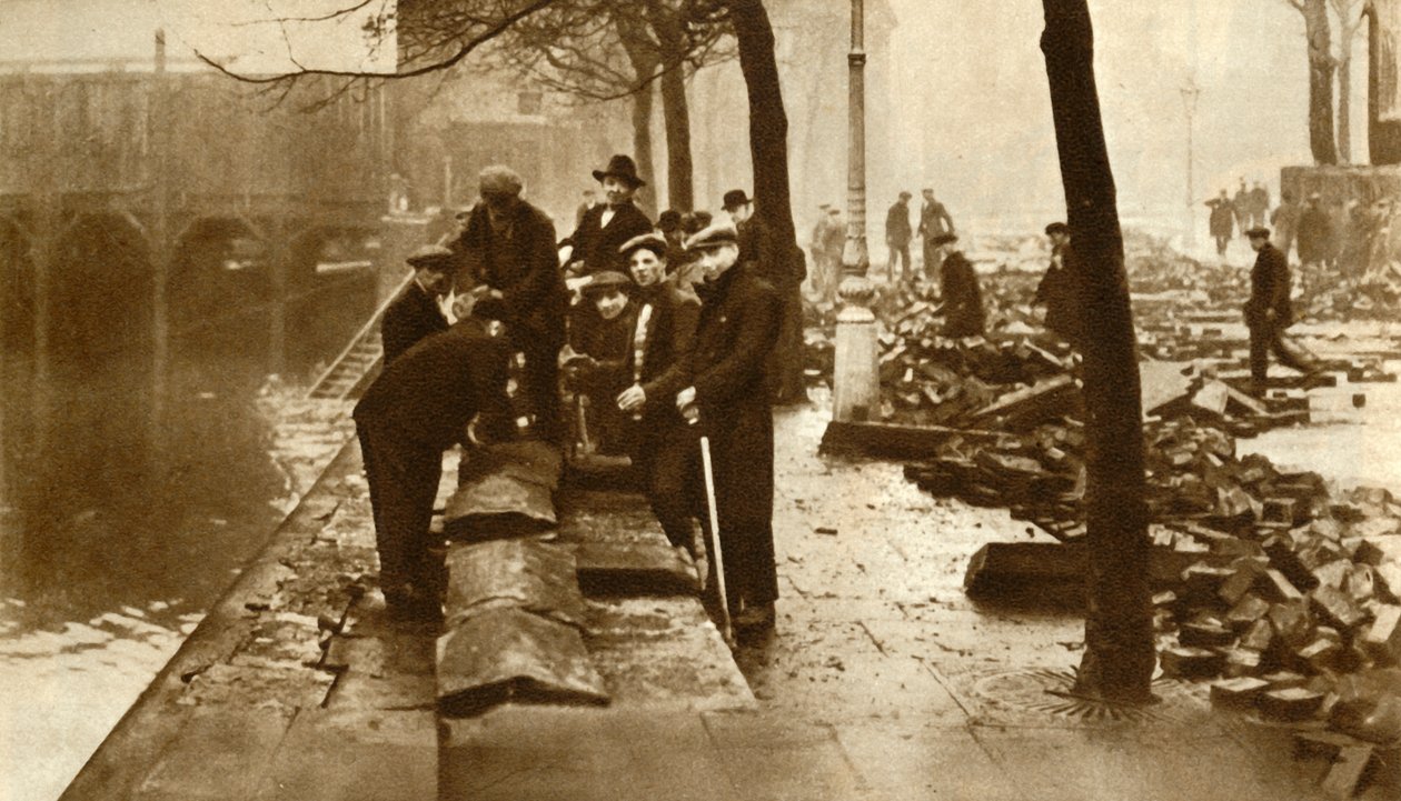 Inundações em Londres, 1928, 1935. de Unbekannt