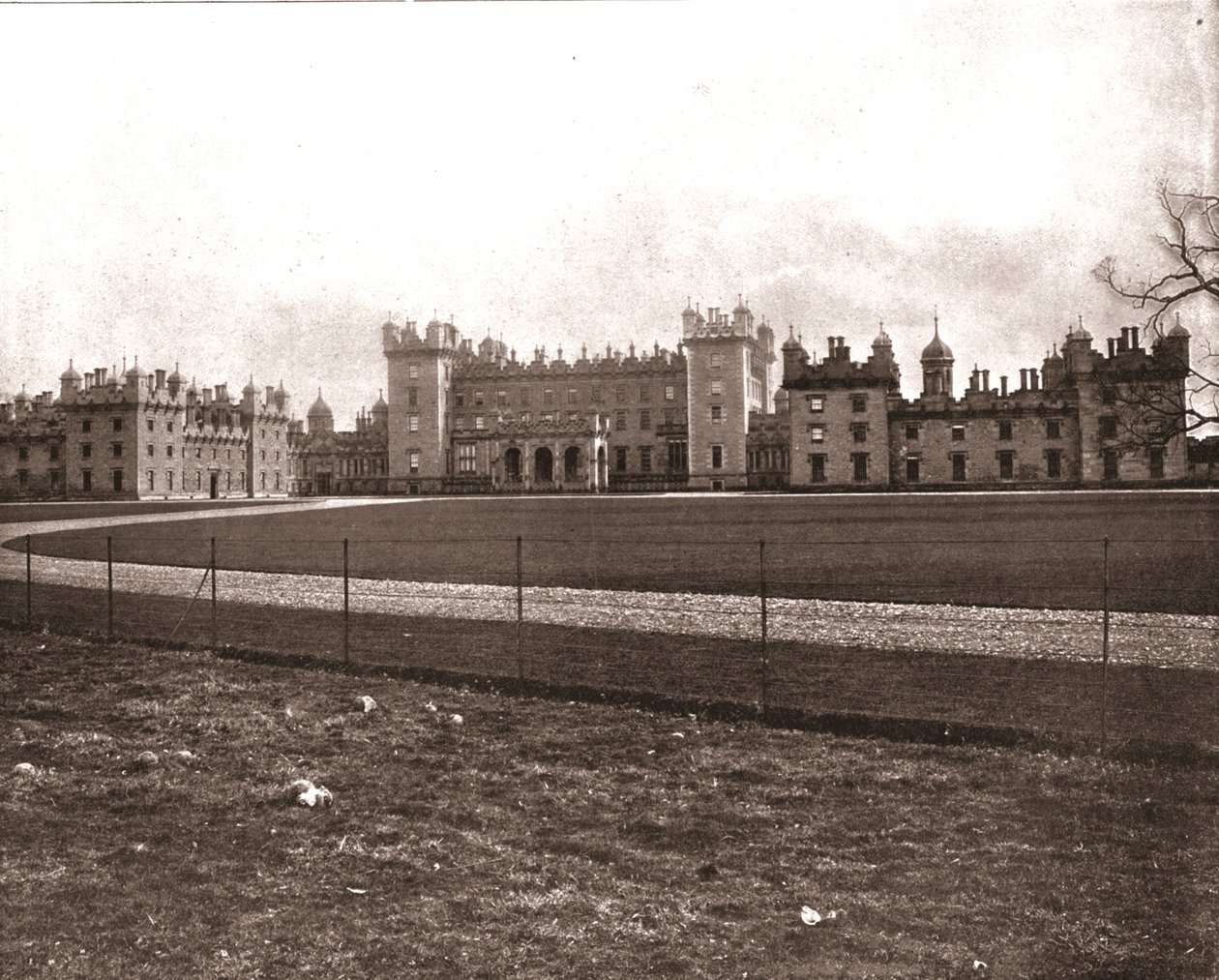 Castelo de pisos, Roxburghshire, Escócia, 1894. de Unbekannt