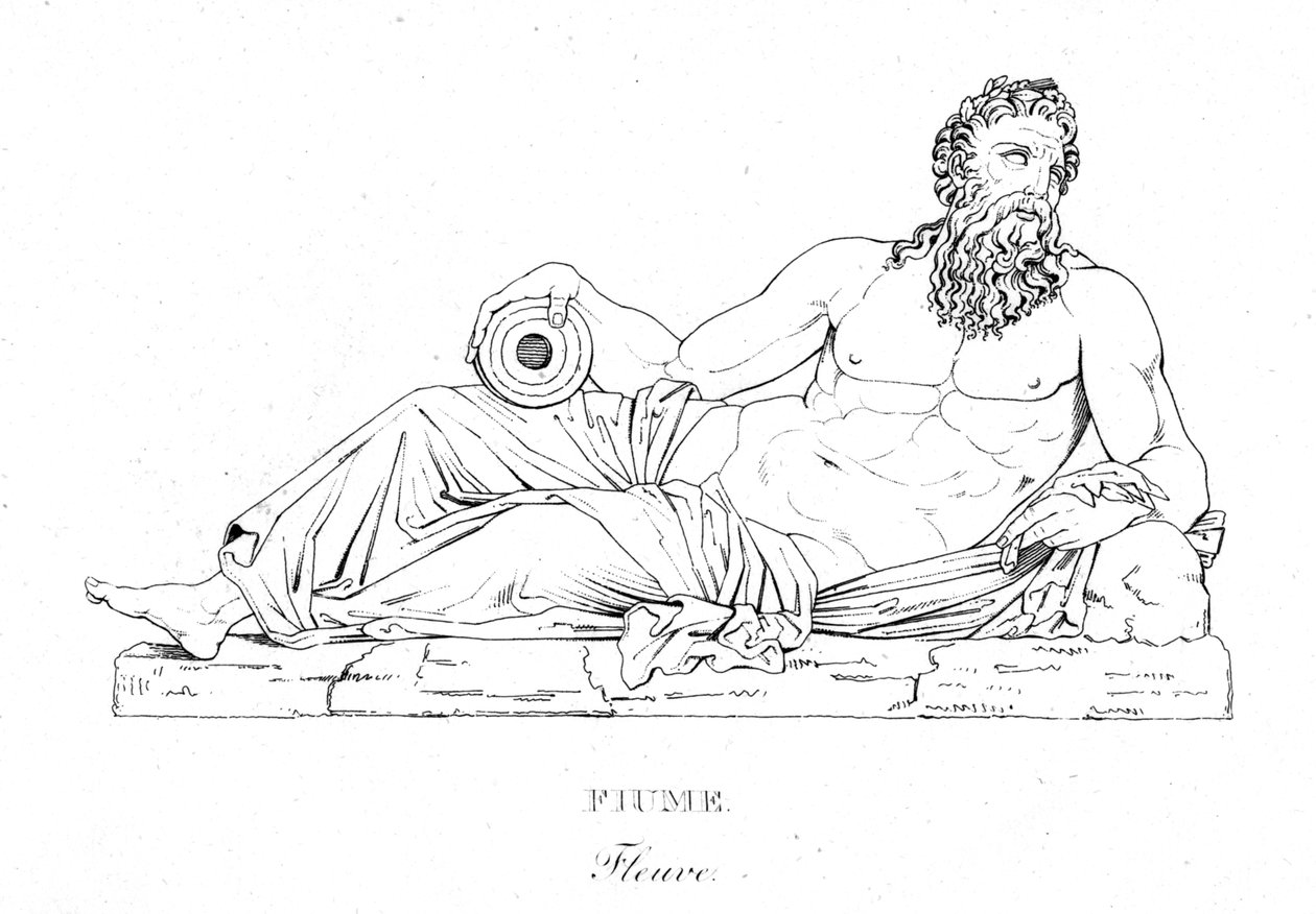 Rio Flume, c1850 de Unbekannt