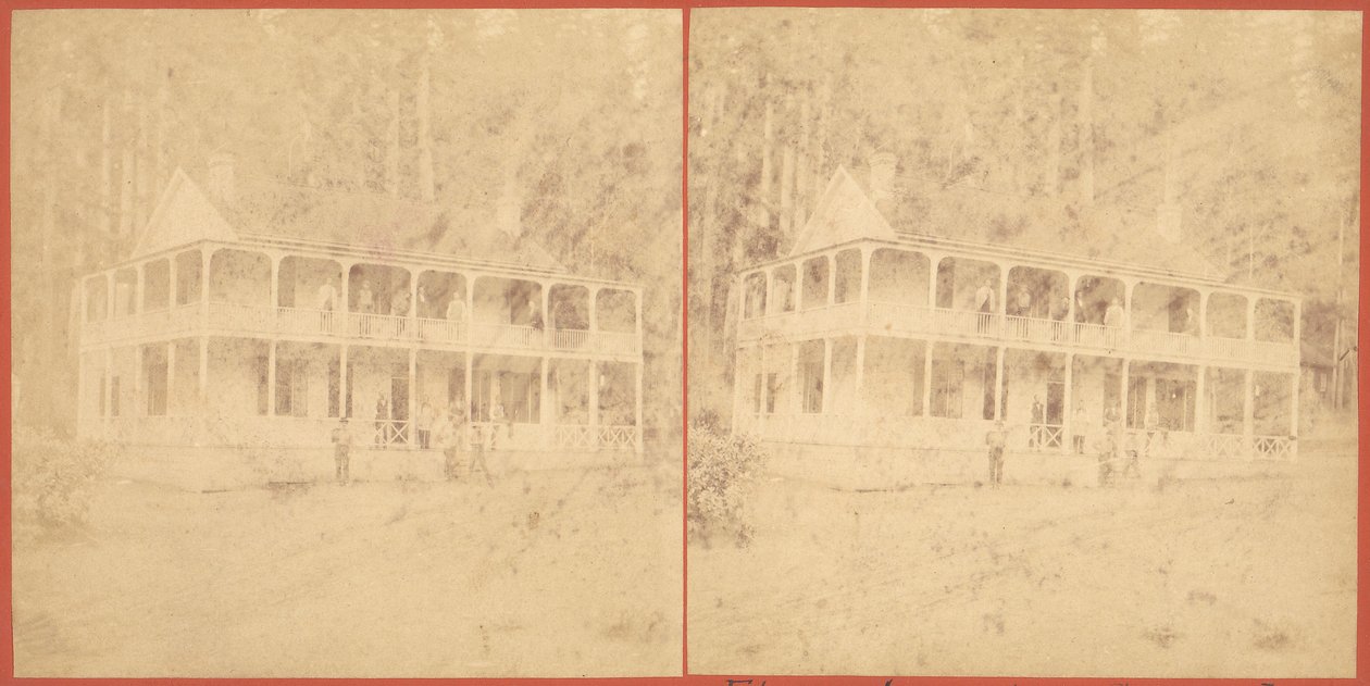 Flume House, Serra de Santa Cruz, década de 1860. de Unbekannt