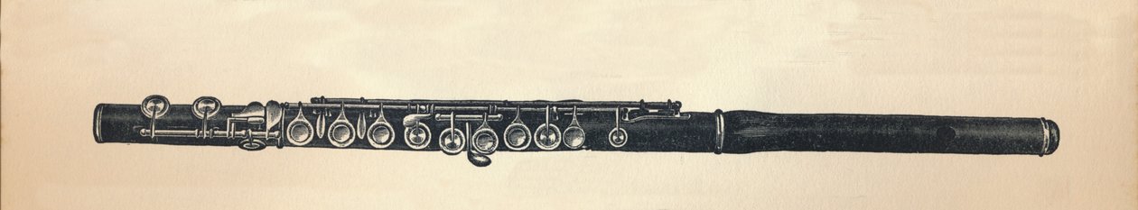 Flauta, 1895. de Unbekannt
