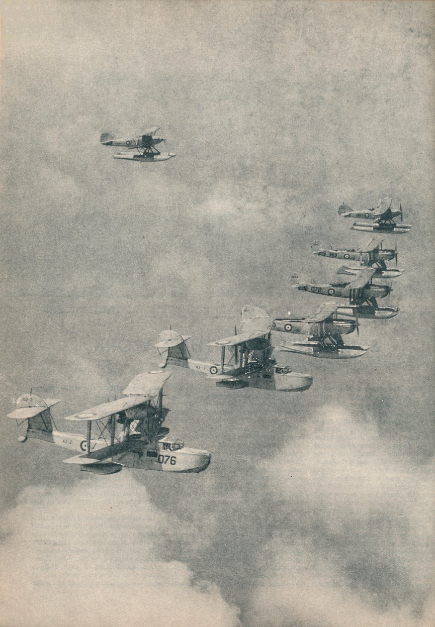 Barcos voadores e hidroaviões de porta-aviões da Marinha Real, c1936 c1937 de Unbekannt