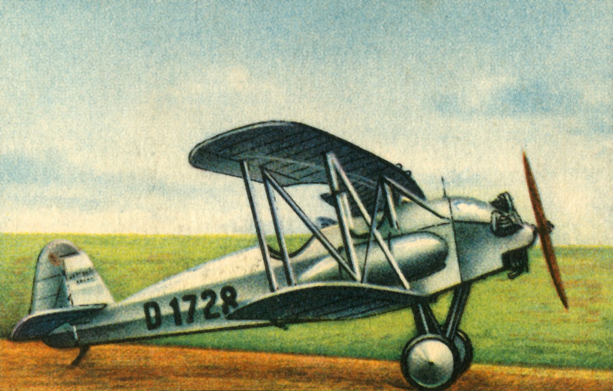 Focke-Wulf S 24 Um biplano de Kiebitz, década de 1920, 1932. de Unbekannt