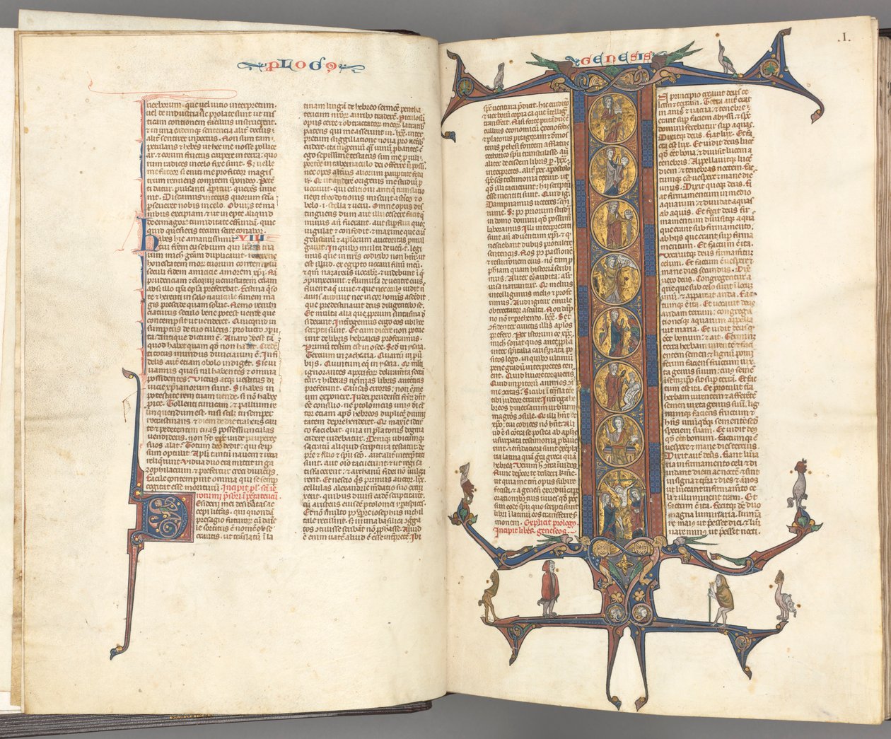 Fol. iii v, Inicial Foliada, c. 1275-1300. de Unbekannt