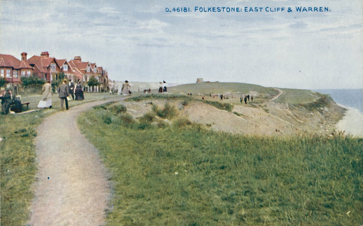 Folkestone: East Cliff & Warren, final do século XIX e início do século XX de Unbekannt