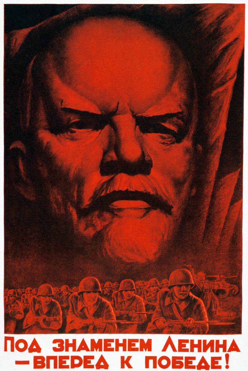 Manutencao Do Corpo Lenin Siga A Bandeira De Lenin à Vitória, 1941