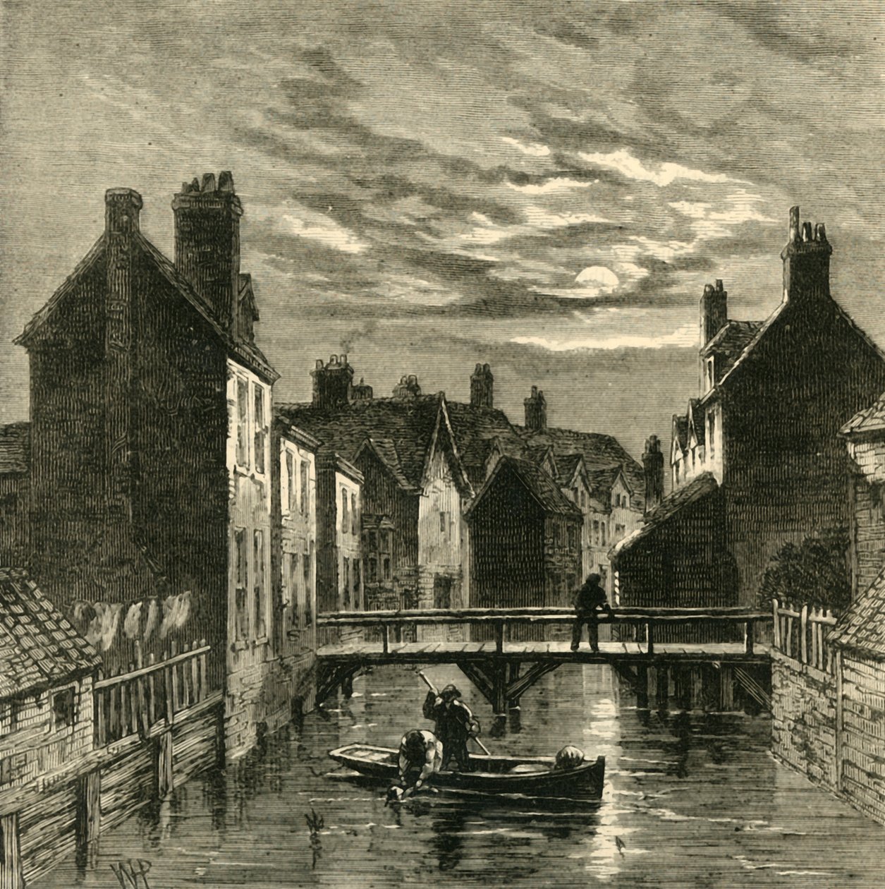 Folly Ditch, Ilha Jacobs, c1878. de Unbekannt