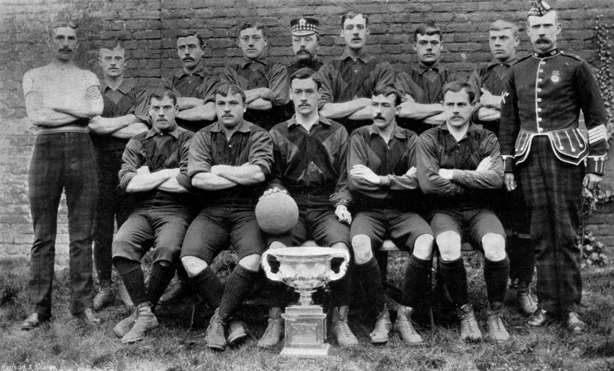 Time de futebol do 1º Regimento Escocês Real de Lothian, 1896 de Unbekannt