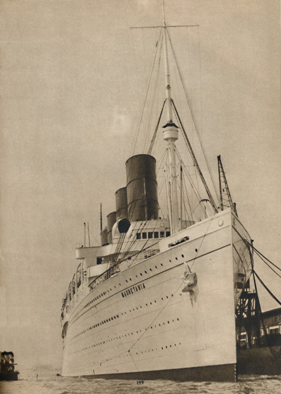 Ex-rainha do oceano, R, MS Mauretania da linha Cunard White Star, 1936 de Unbekannt