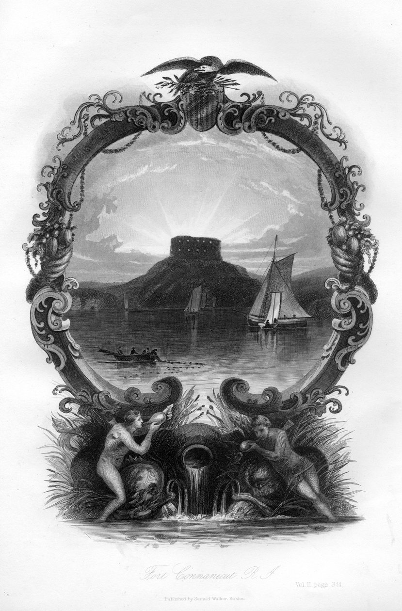Fort Connanicut, Rhode Island, 1855 de Unbekannt