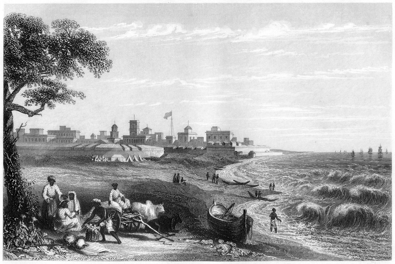 Fort George, Madras, Índia, c1860 de Unbekannt
