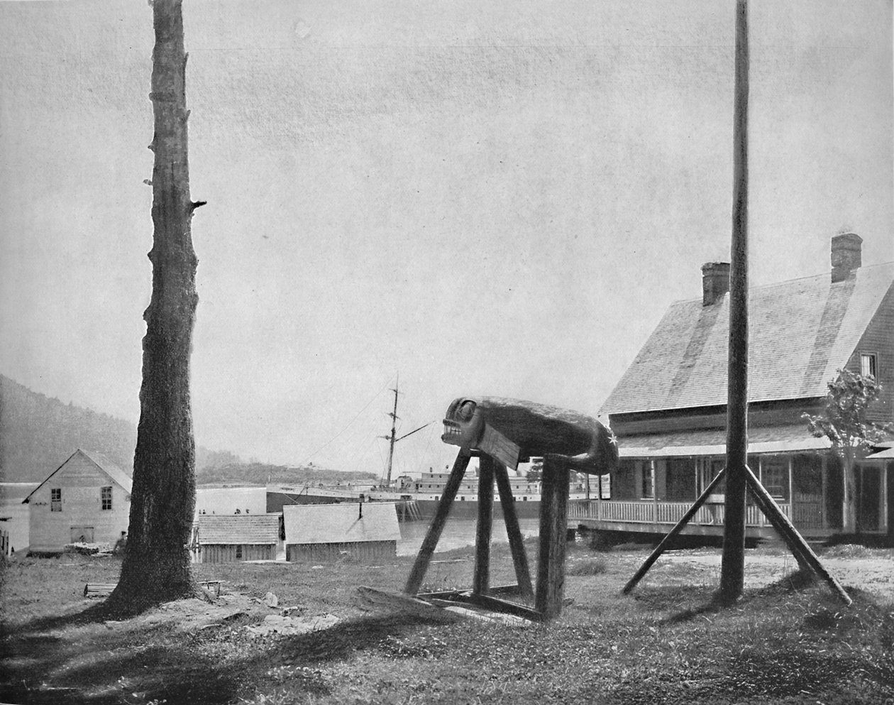 Fort Wrangel, Alasca, c1897. de Unbekannt