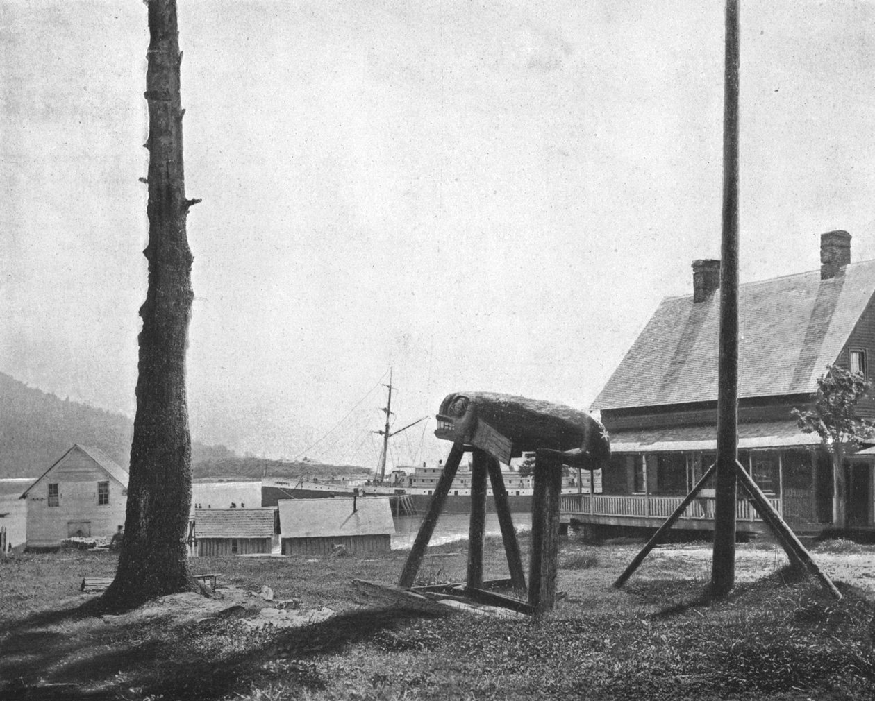 Fort Wrangell, Alasca, EUA, c1900. de Unbekannt