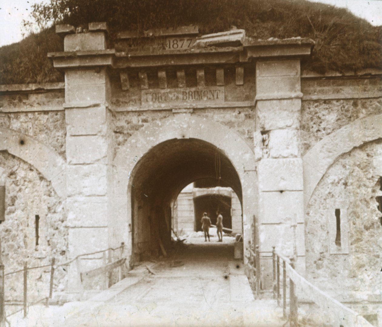 Forte de Brimont, Reims, norte da França, c1914-c1918 de Unbekannt