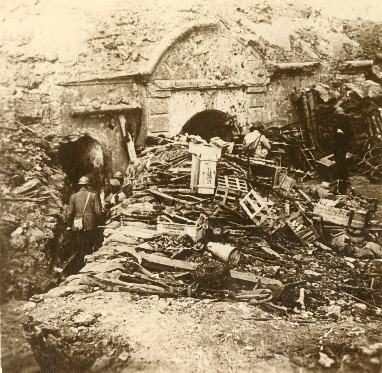 Forte de Souville, Verdun, norte da França, c1914-c1918 de Unbekannt