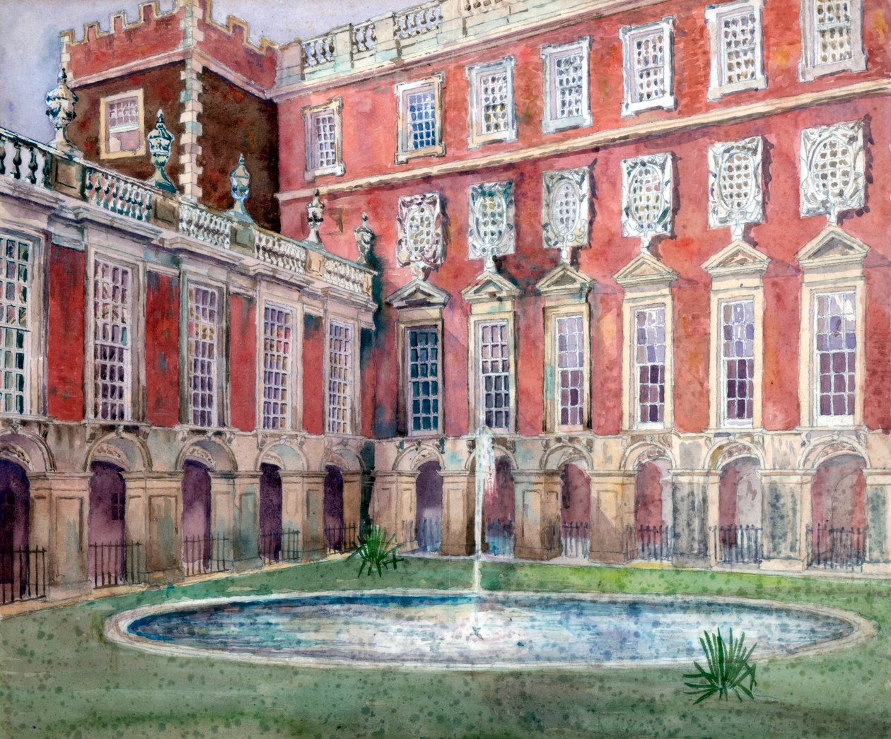 Fonte no Palácio de Hampton Court de Unbekannt