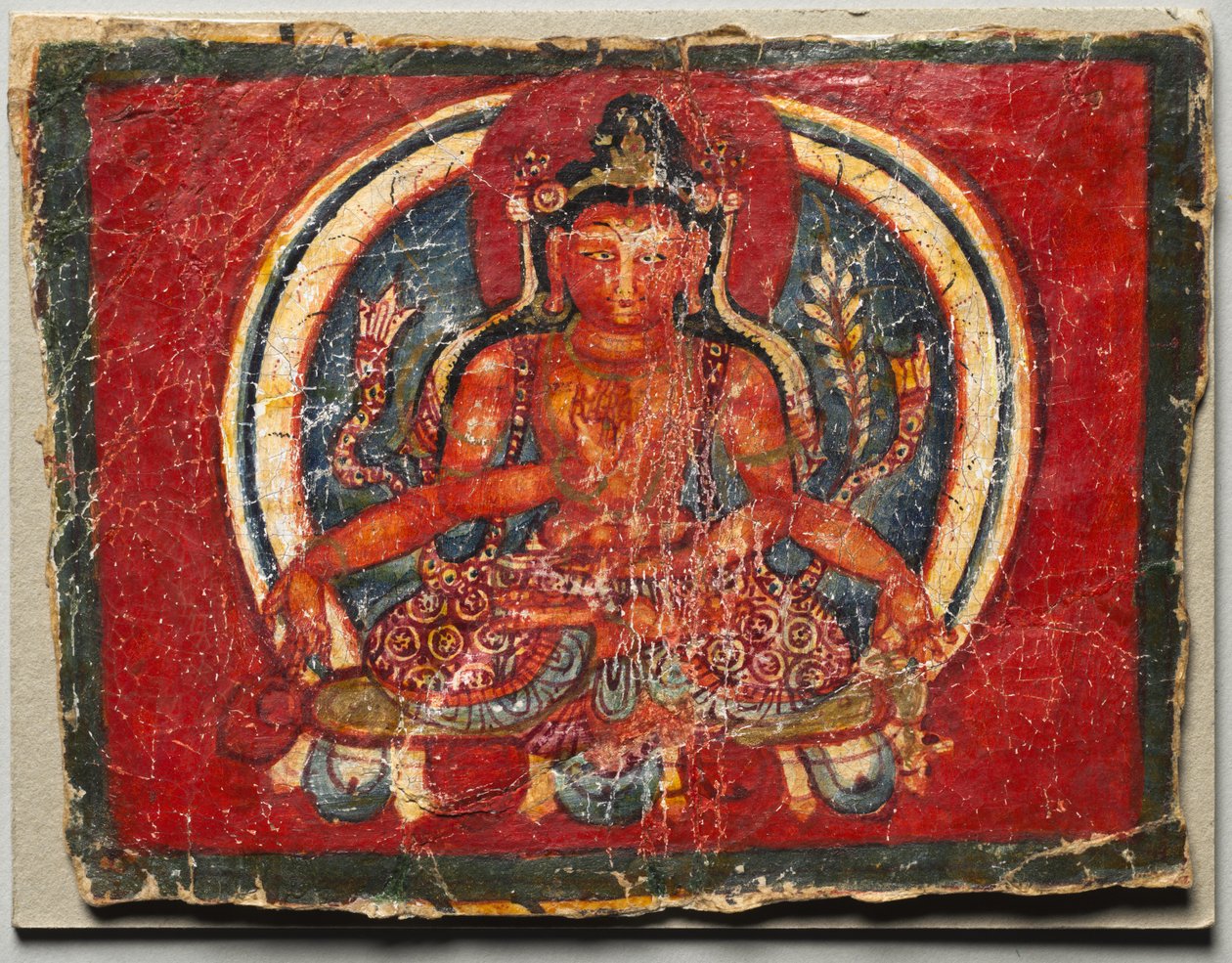 Maitreya de quatro braços, c. 1200 de Unbekannt